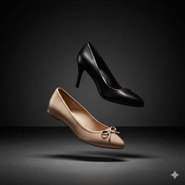 حذاء جلد حريمي